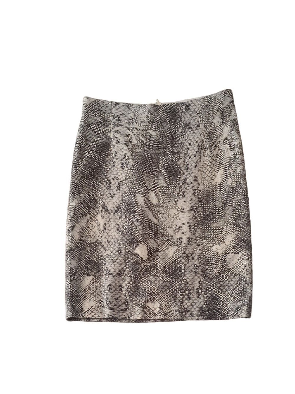Equestrian Snakeskin Horseback Riding Pencil Skirt Size Small